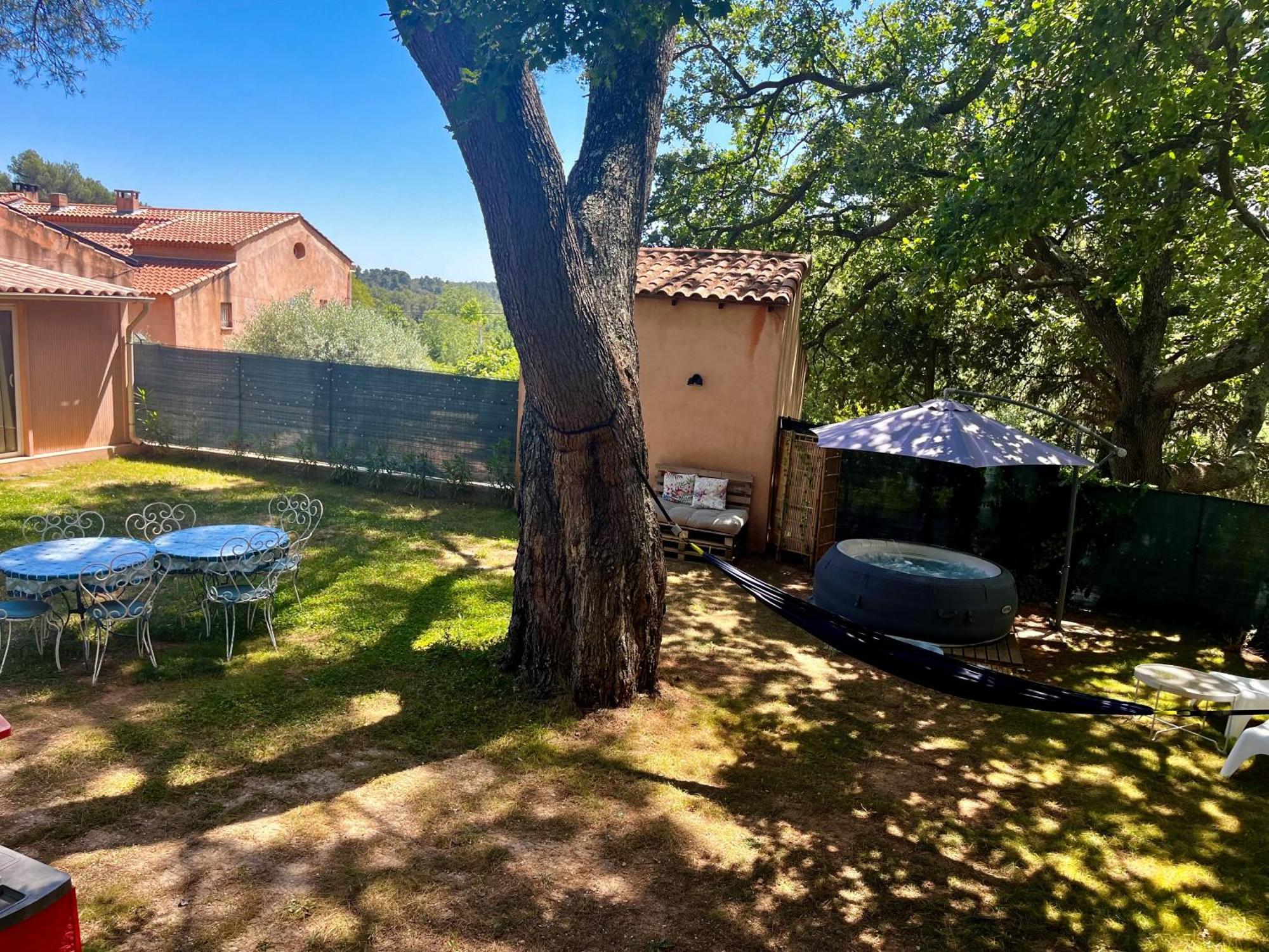 Maison Provencale Au Calme De La Campagne Avec Jacuzzi 엑상프로방스 외부 사진